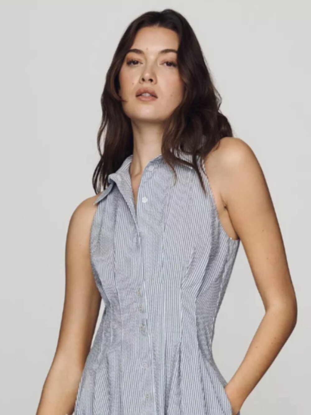 BNWT Tobie Sleeveless Shirtdress by Exquise in XS